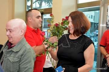 Presentación del candidato socialista a la Alcaldía de Telde (Foto TA)